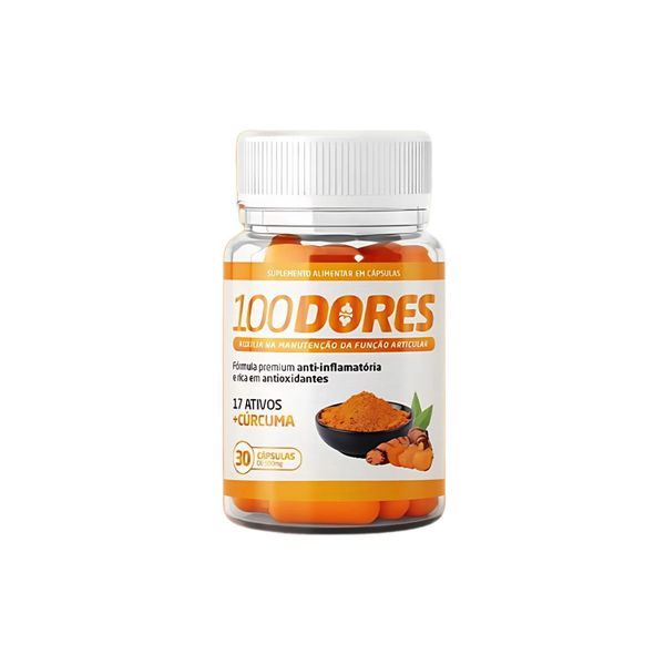 Promoção Compre 1 Leve 3 - 100Dores Original 120 Capsulas + Brinde