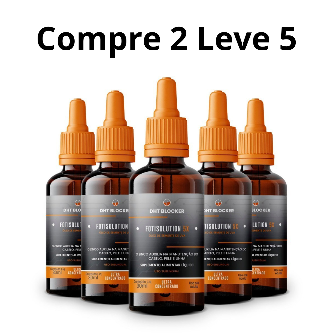 Promoção Compre 2 Leve 5 - DHT Blocker 30ml Original