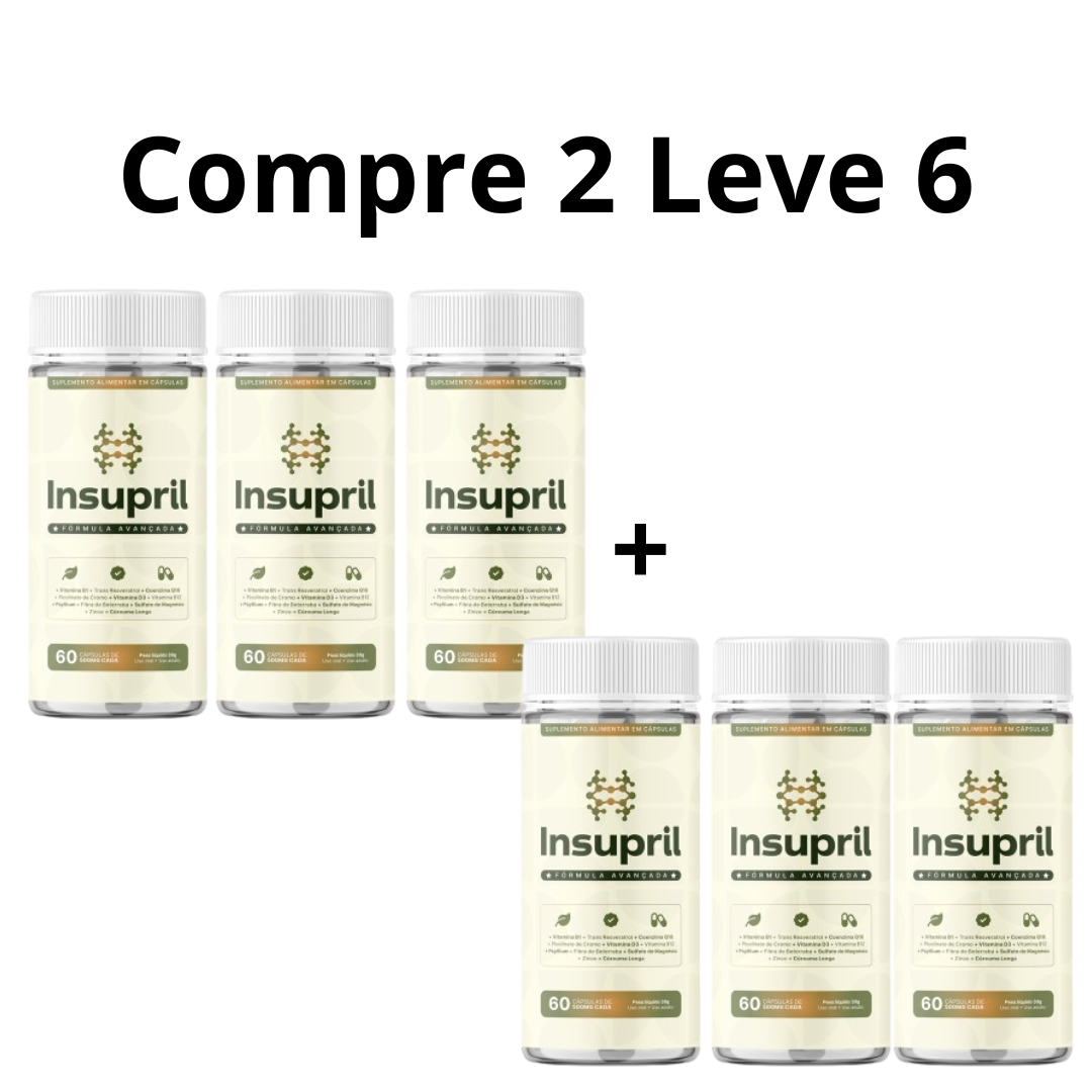 Compre 1 Leve 3 - Insupril 60 Cápsulas Original