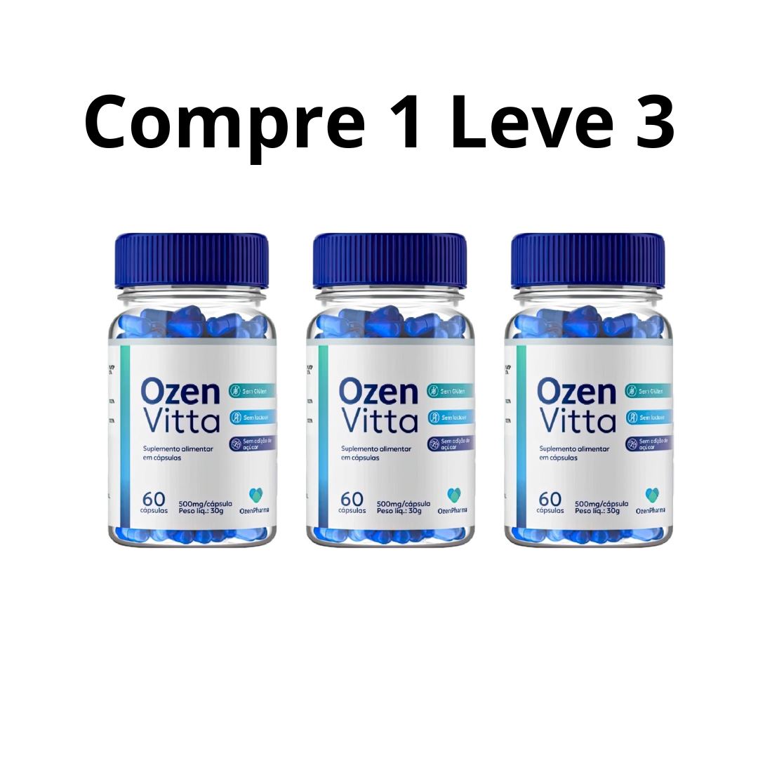 Promoção Compre 1 e Leve 3 - Ozenvitta Original Ozenvitta Cherry Modas 