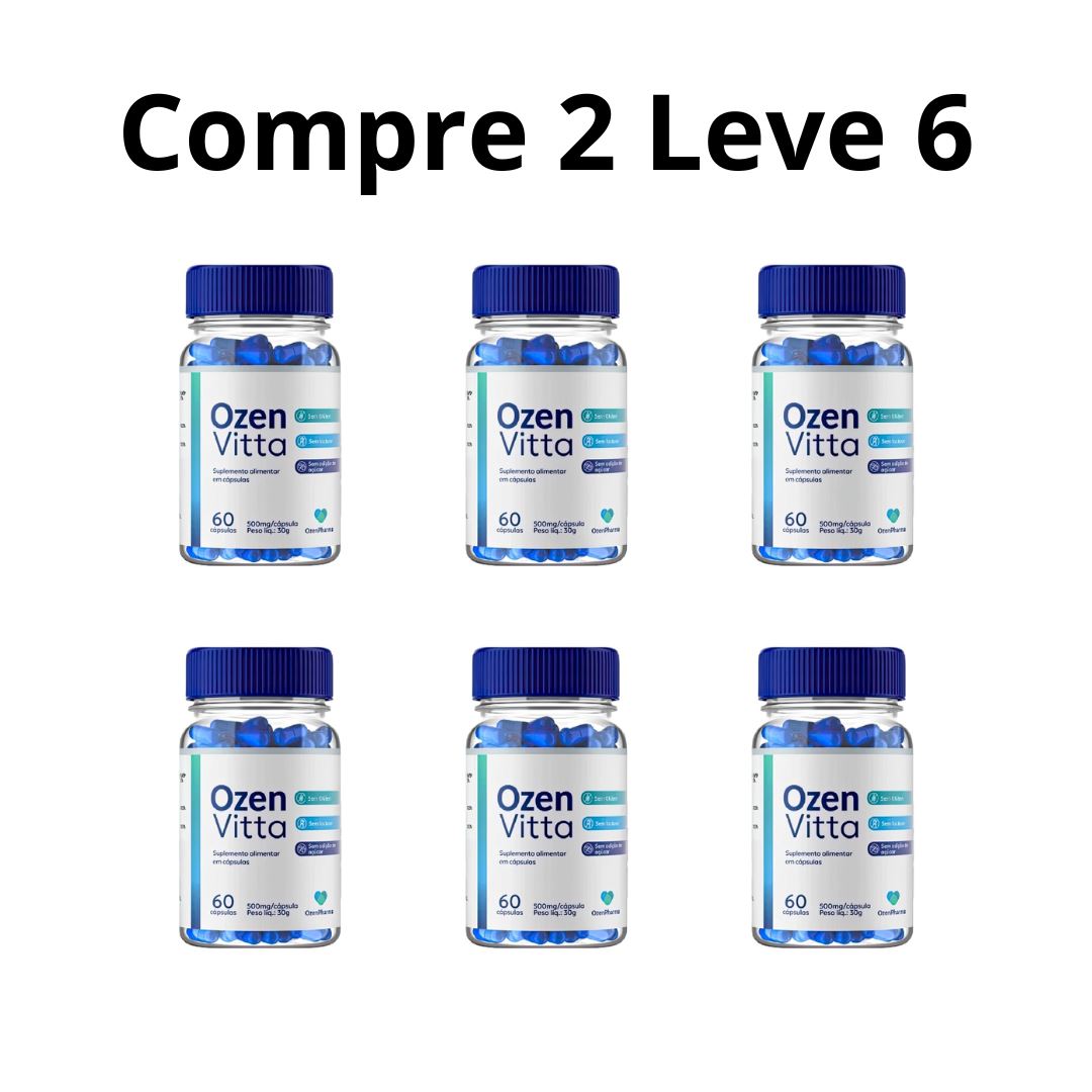 Promoção Compre 1 e Leve 3 - Ozenvitta Original Ozenvitta Cherry Modas Kit 6 Unidades 