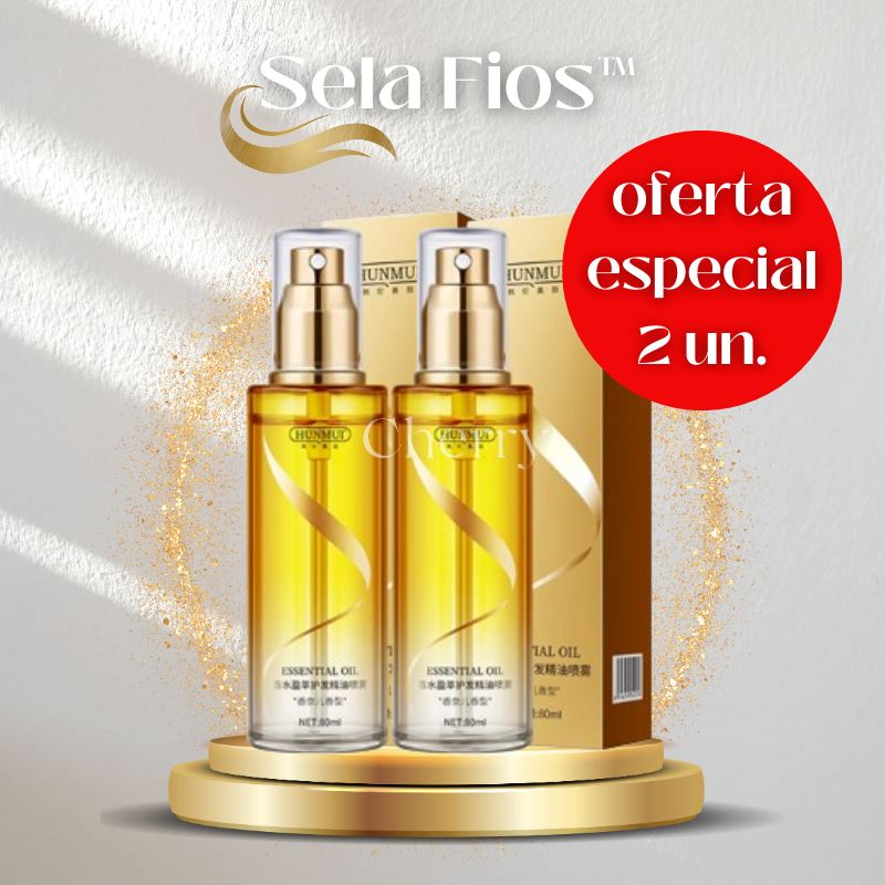 Spray de Cabelo SelaFios 10 em 1 + Brinde Beleza 63 - AntiFrizz Capilar Cherry Modas 