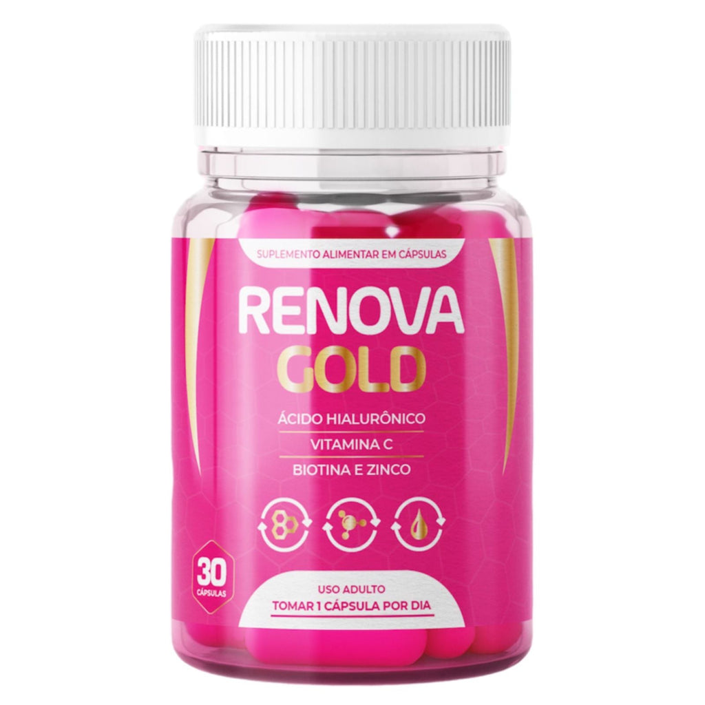 Promoção Compre 1 Leve 3 - Renova Gold 60 Cápsulas Original + Brinde